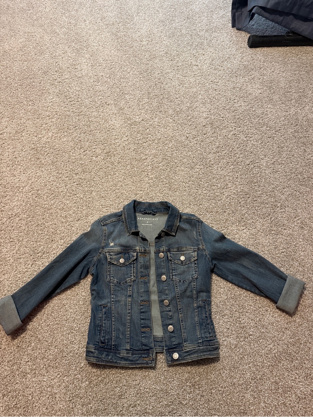 Aeropostale Indigo Blue Denim Jean Jacket